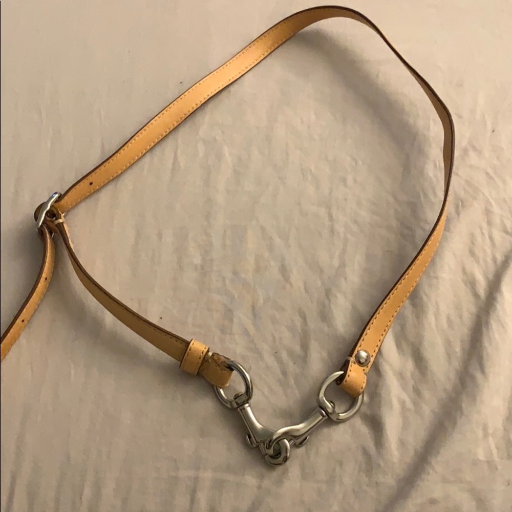 Leather purse strap from coach purse